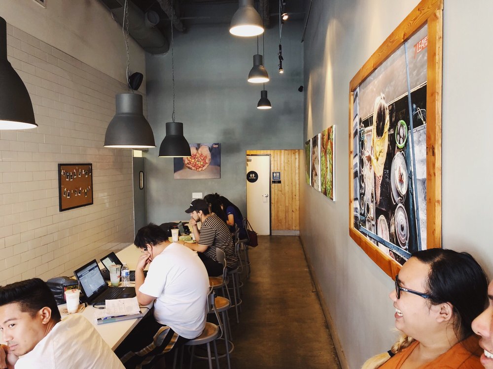 a photo of the store branch of 7 leaves cafe at chino hills, the shoppes