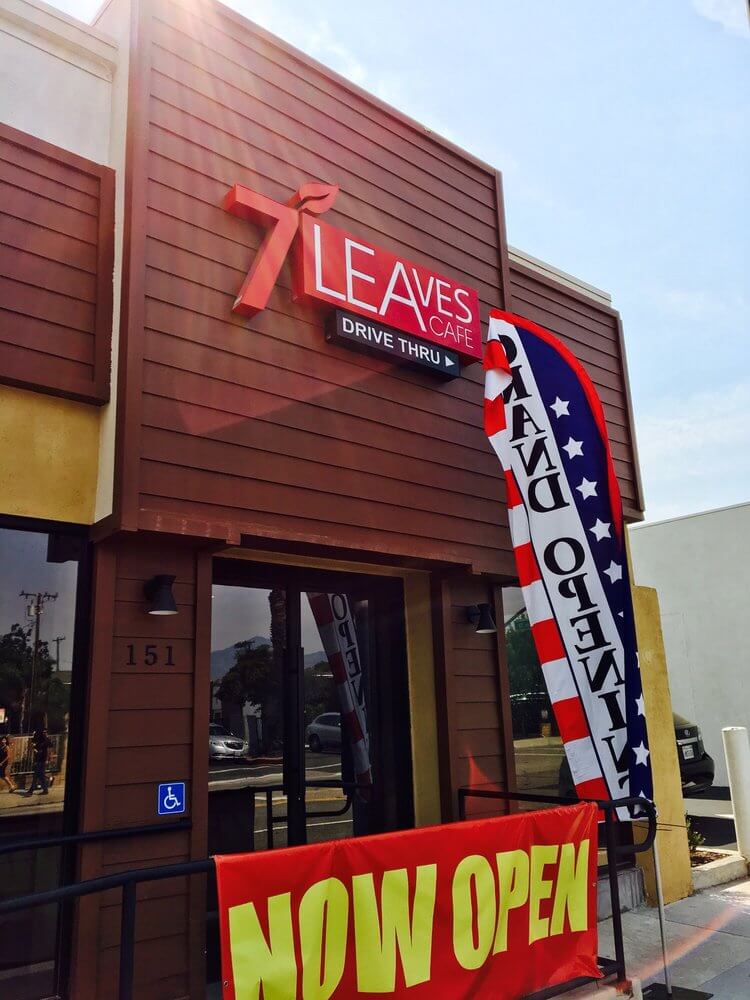 7 leaves cafe alhambra drive-thru exterior