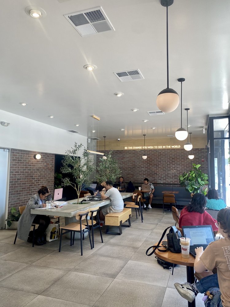 a photo of a store branch of 7 leaves cafe in cupertino