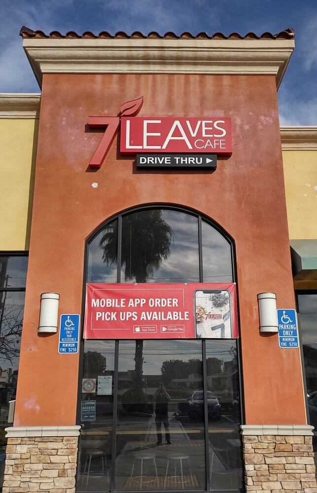 7 leaves cafe fountain valley drive-thru